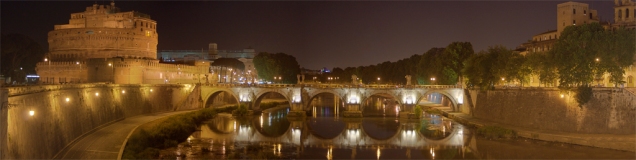 Night Bridge Panorama